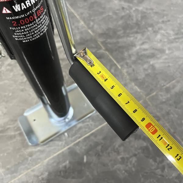 Pipe Mount Swivel Trailer Jack Stands 2,000lbs Capacity Side Wind