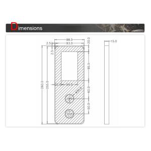 2 - 30V 4.3 Inch Touch Screen Lift LCD Display / Elevator Components