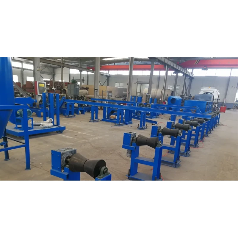 Steel Pipe Coating Equipment With O Type Round Extrusion Function For 3lpe Coating