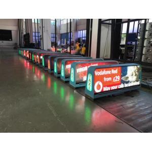 Taxi Mobile Advertising Led Display Wireless Control With Waterproof Aluminum