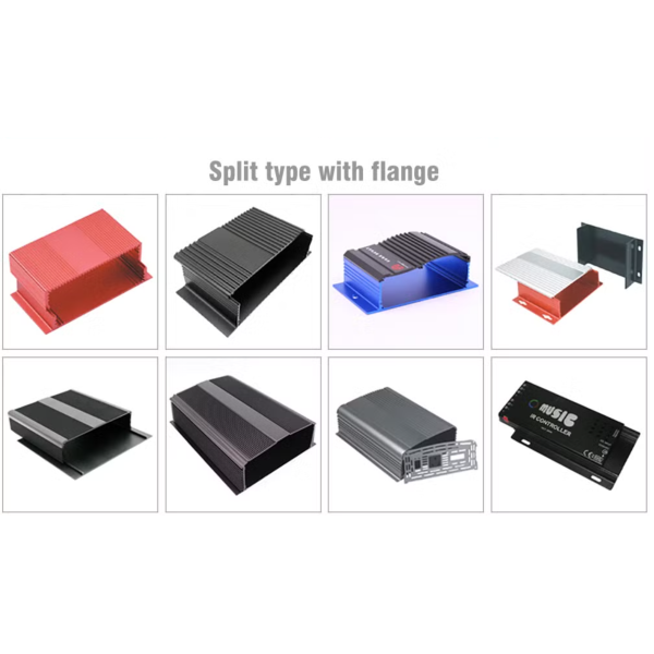 OEM Customized Aluminum Extruded Enclosure Junction Box for Electronic Device