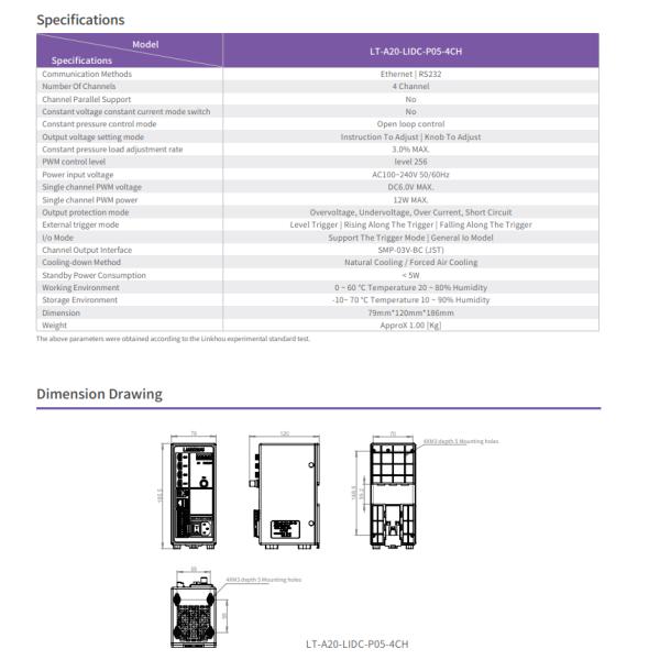 Constant Current Type Digital Lighting Controller LIDC Series Support 256 Levels Brightness Control