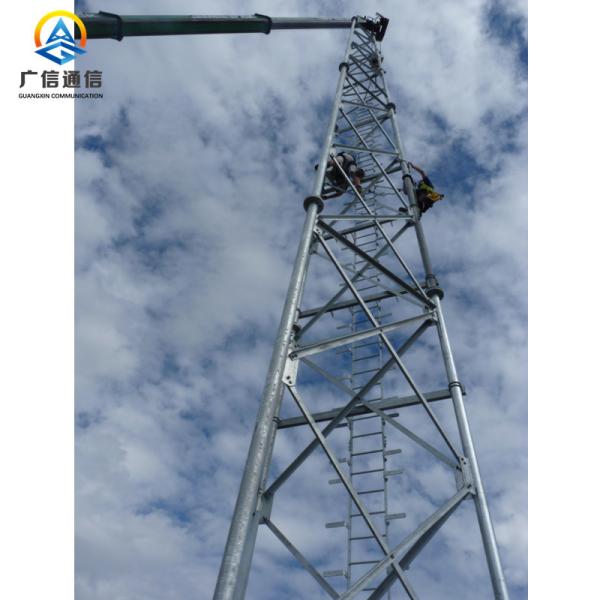 5 Section Communication Telescoping Antenna Tower Extend Height 20M