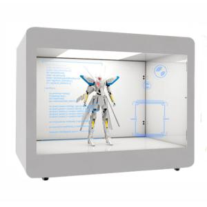 Thin Publish Brightness Network Transparent Lcd Showcase Advertising Display