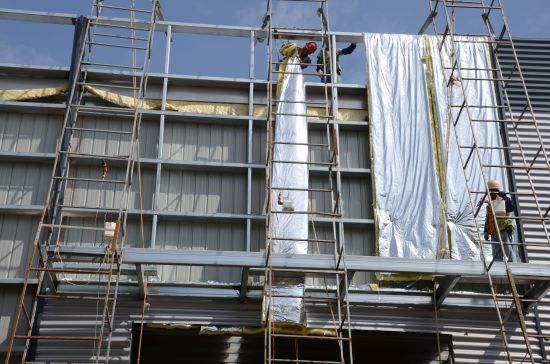 Prefabricated Large Span Office Steel Structures Workshop