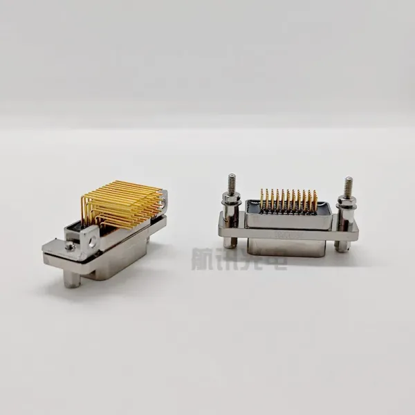 Hj30j-55zkn High-Speed Rectangular Connector Differential Line Straight Pin 55 Pin Aviation mili-tary.