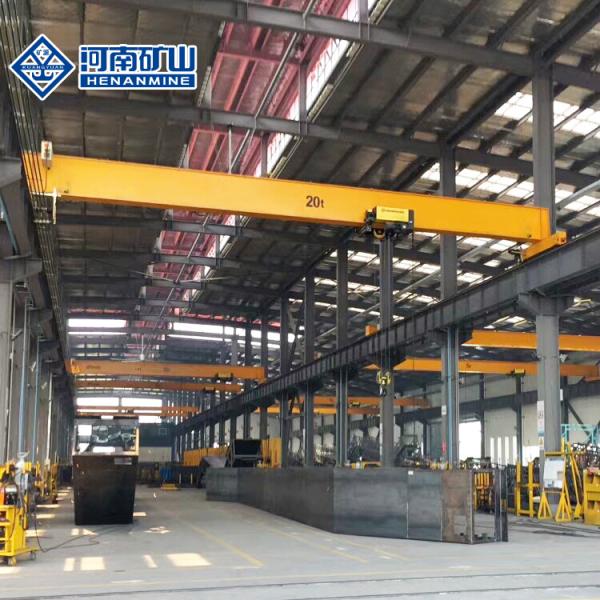 20m / Min European Overhead Crane , 15 Ton IP55 Single Girder Bridge Crane