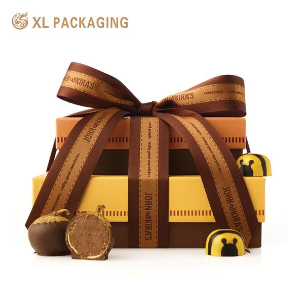 XL Packaging Custom Luxury Boxes Custom Chocolate Boxes Packaging Durable Design for Chocolate Presents 1.5mm Thickness