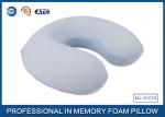 Cool Pillow Case Memory Foam Contour Travel Pillow / U Shaped Travel Pillow