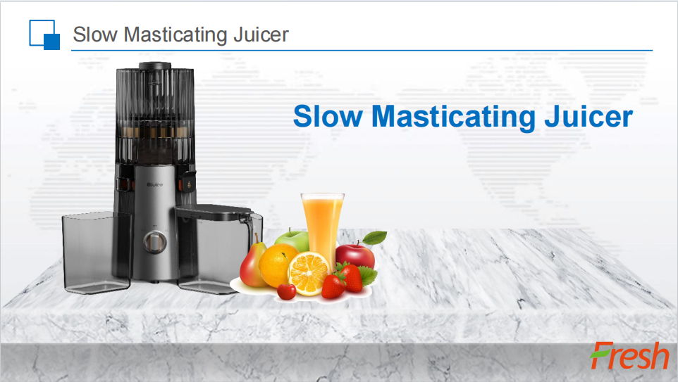 Fresh Smart HJ102D Multi-Function Slow Masticating Juicer – Unlock the Full Potential of Your Family's Nutrition with 6 Modes, 135mm Wide Chute, 200W