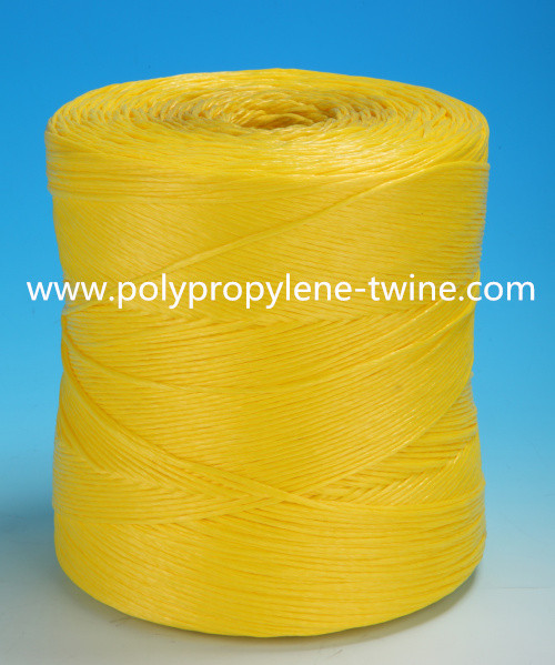 Green Color Raw Polypropylene Baler Twine 180LB Breaking Strength For Banana Tree