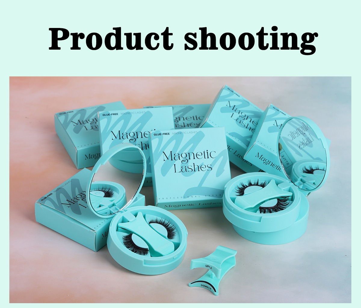 Custom 3D Magnetic Cluster Lashes Applicator Volume No Glue Needed Reusable Water Resistant