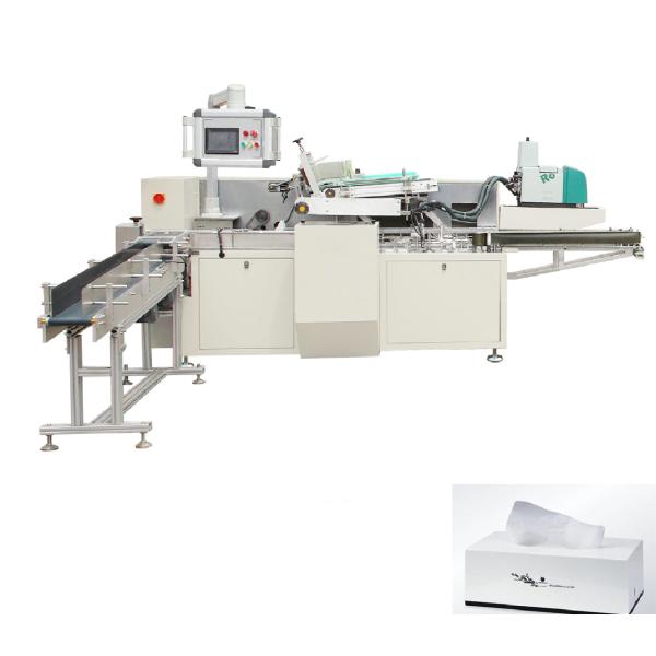 Pneumatic Slitting Hand Towel Making Machine , PLC Tissue Paper Machinery