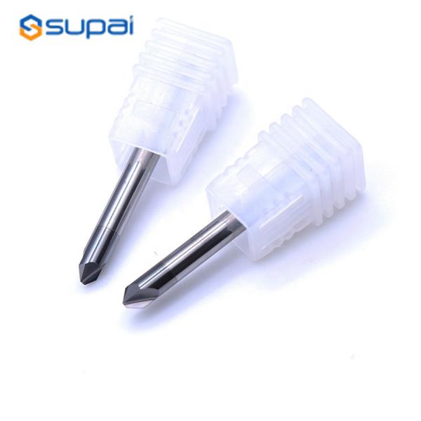 CNC Carbide 3 Flute Chamfer Milling Cutter For Steel 8X90 Degree