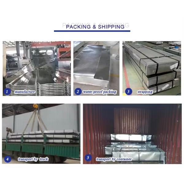 GI Corrugated Roofing Sheets Z120 Galvanized Iron Sheet with Passivation Treatment and Tolerance ±1%