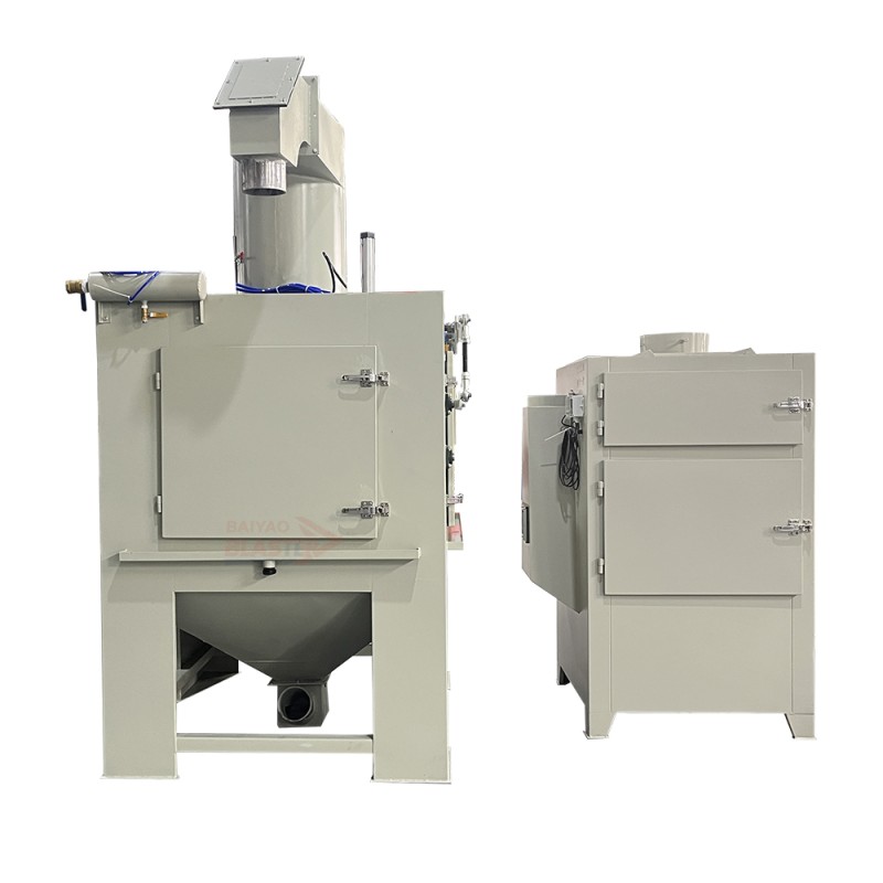 Turntable Automatic Sandblasting Machine High-Output Fully Automatic Sandblasting Machine Uniform Sandblasting