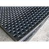 Buy cheap 2mm Thick Perforated Steel Mesh , 41 % Open Rating Black Perforated Iron Sheet from wholesalers