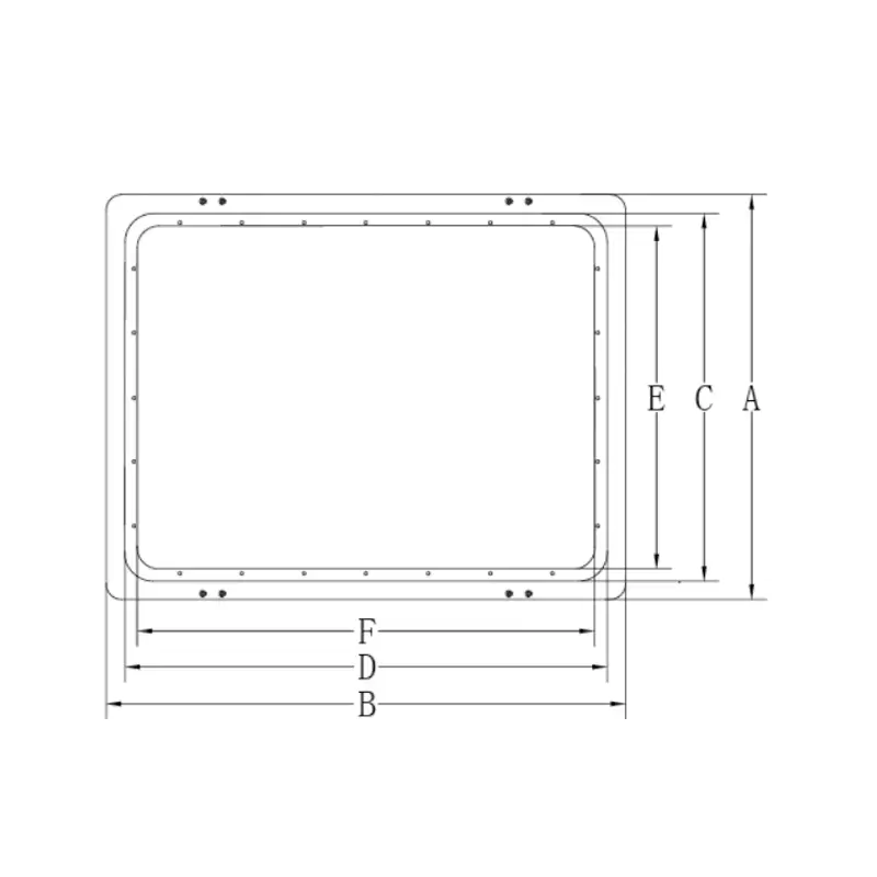 HFSS-DP008 Square Pipeline Access Panel