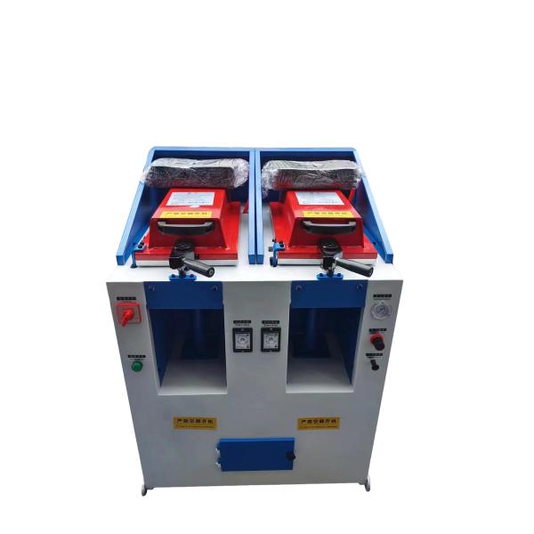 Double Head Pneumatic Shoe Sole Pressing Machine Cover Type Sole Attaching Machine For Footwear