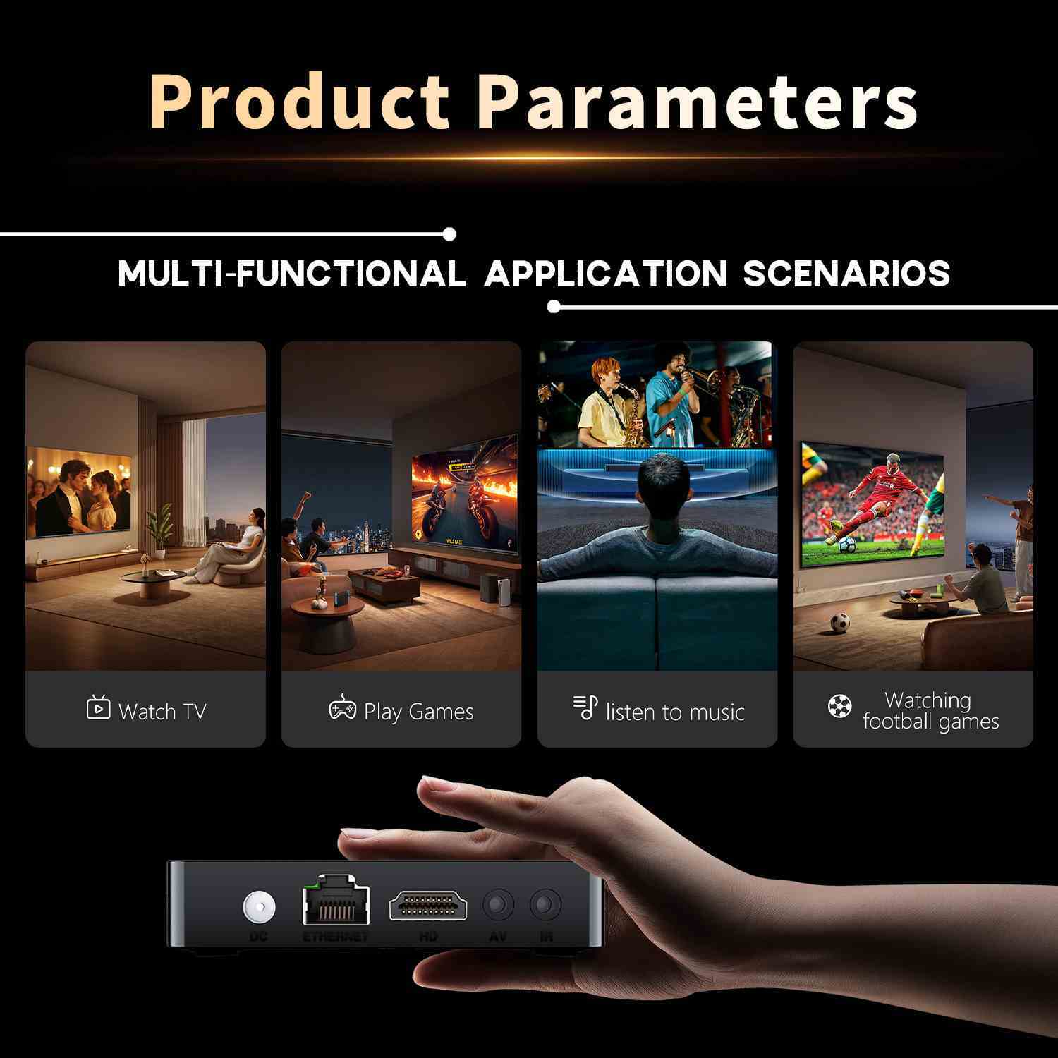 Custom Strong 8k Android 14 TV Box Panel RK3528 Processor Quad Core