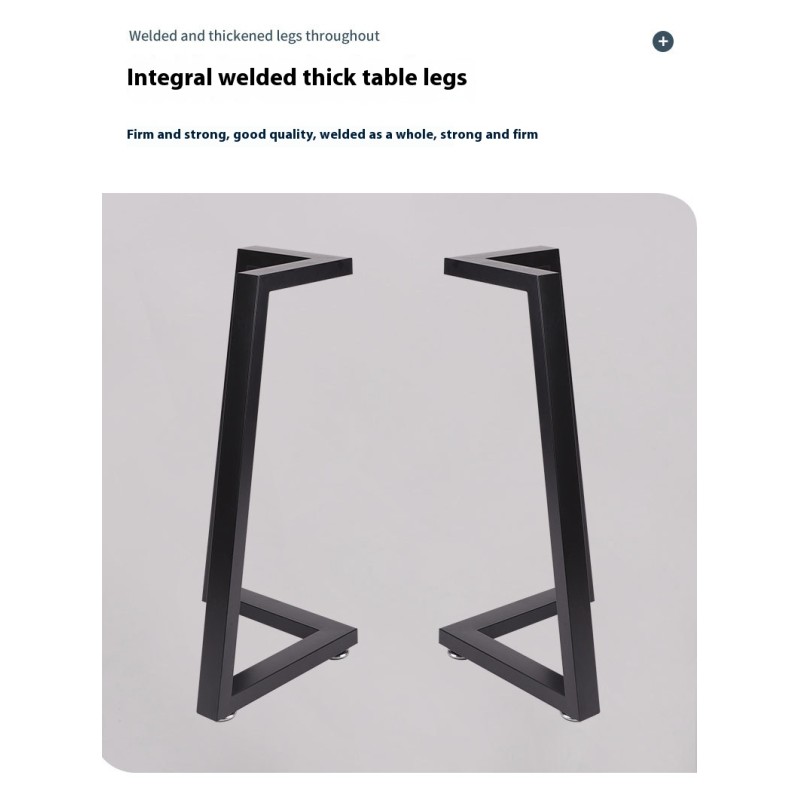 Iron Stool Legs Metal Square Frame Bar Table Feet Support Corner Computer Desk Table Legs