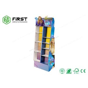 Customized Color Printing Folding Cardboard POP Displays Paper Floor Stand