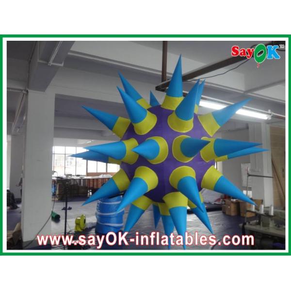 Diameter 2m Inflatable Light Decoration For Party Multiple Colours