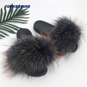 Buy cheap EUR36 - 41 Outdoor Womens Fluffy Faux Fur Slides product