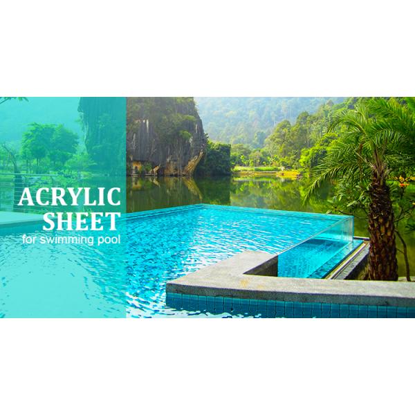 Customized Swimming Pools Durable Above Ground Acrylic Pool with Epic Functionality