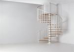 Apartment Interior Wrought Iron Spiral Staircase House / Office Application