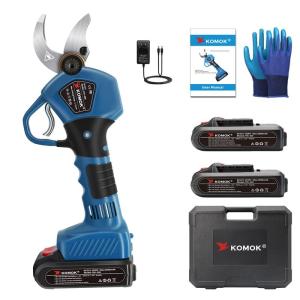 Buy cheap Cordless Electric Battery Operated Pruning Secateurs Plastic Material Navy Blue Color product