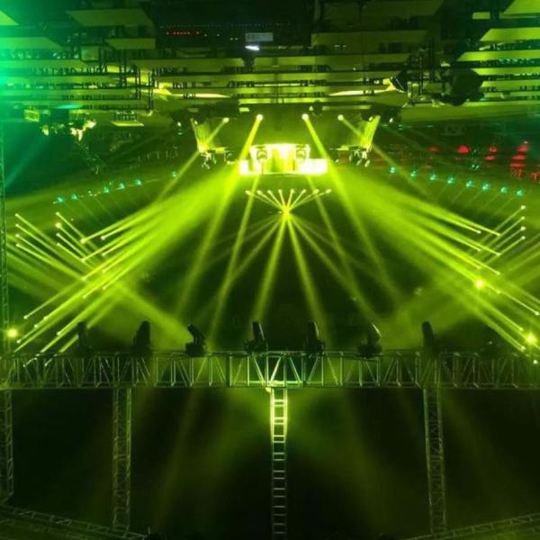 7 Color Dmx Led Moving Head Spot Light 6 Degree Beam Angle 0 -100% Linear Dimmer