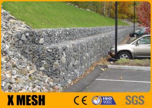 Buy cheap Aperture 60x80mm Galvanized Gabion Wire Mesh 4×1×1m Preventing Rock Breaking product