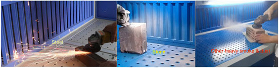 Anti Explosion Downdraft Grinding Table , General Downdraft Table for Processing Dust Extraction