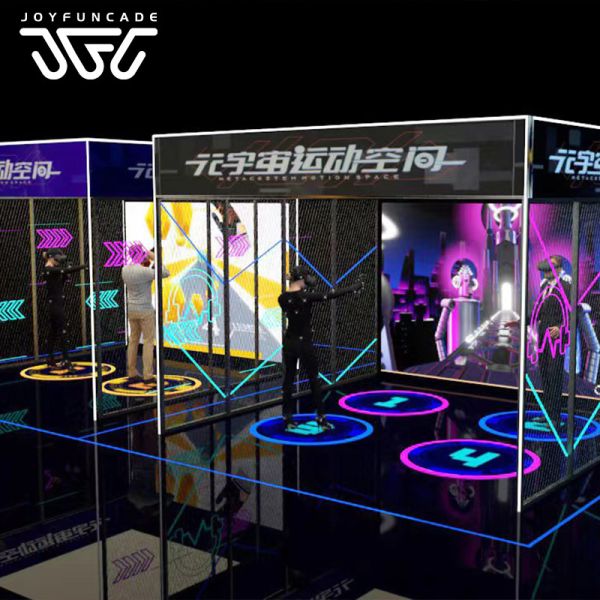 MultiplayerVR Simulator Arcade machine VR Metaverse Motion Space Modular Immersive Simulator VR Universe Motion Space Arcade Machine Metaverse Pop-Up