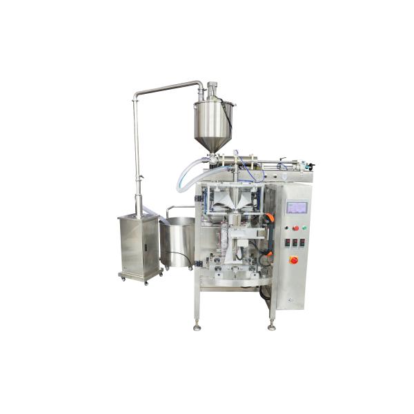 Multi Purpose High Viscosity Liquid Paste Vacuum Packing Machine, Zero Air Inside Finished Bags, Automatic Vacuum Sealer For Salad Sauce, Pepper Sauce