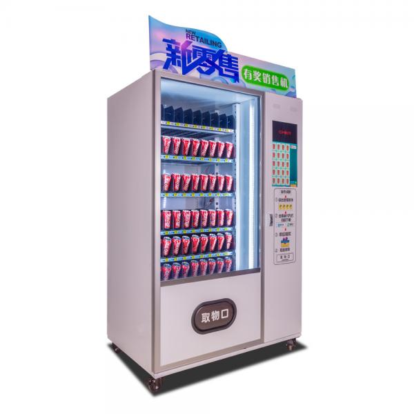 1250 * 830 * 1900MM Retail Vending Machine , 100 - 240V Coke Vending Machine