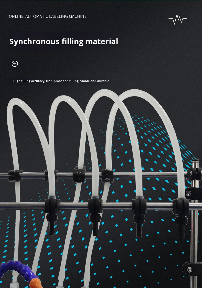 Automatic Four-Head CNC Liquid Filling Machine PET for Small Scale Glass Fruit Juice Beverage Milk Bottles Small Filling