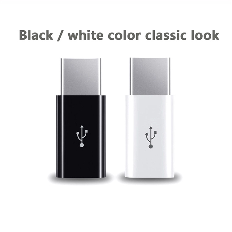 PVC USB 3.1 Type C Male To Micro USB C Female Adapter