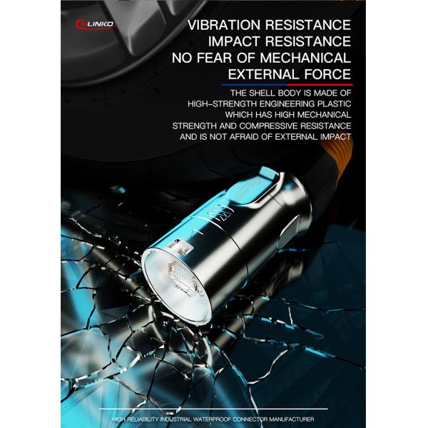 CNLINKO Waterproof Dual RJ45 Connector, UTP CAT5E RJ45 Connector for Led Lighting