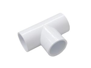 Buy cheap Socket Sanitary 1 1/2 Plastic Slip PVC Tee Fittings , 3 Way Pipe Connector product