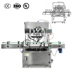 Customized Gear Pump Filling Machine 3500W Automatic Paste Filling Machine