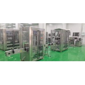 Precision Automatic Inline Filling Machine PLC Control Compact And Modular