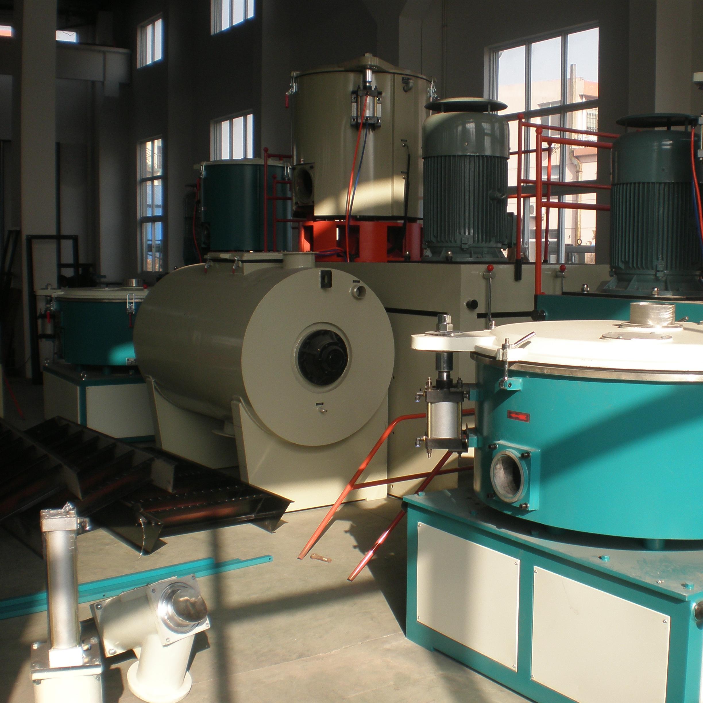 High Speed Automatic Vertical Mixer Machine SRL-Z500/1000 For PVC Compound Preparation OEM