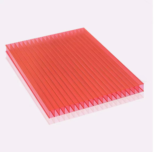 Polycarbonate Hollow Sheet Custom UV Resistant Roofing Panels PC Hollow Sheet