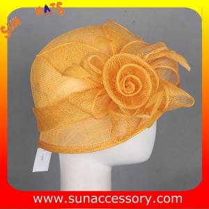 Buy cheap New design elegant cloche sinamay Church hats for girls ,Summer fancy trendy for ladies product