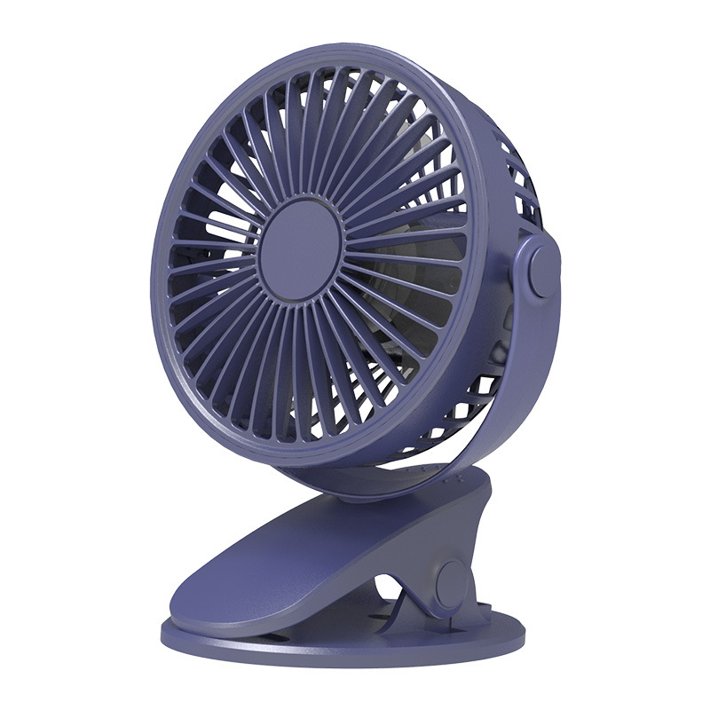 Usb 5V Customized Logo Small Rechargeable Battery Desktop Handheld Portable Electric Wholesale Charging Mini Clip Fans