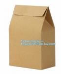 baguette brown kraft paper bag with clear window french bread paper bags,Printed