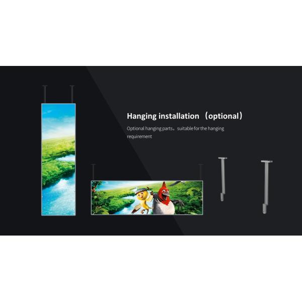 P2 Customized Led Display Viewing Distance 2m Custom Video Wall Vertical
