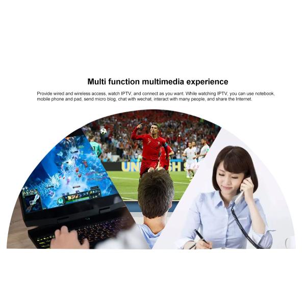 Dual Band Wifi GPON ONU ZC-521X6 AX1800 4GE 1VOIP 2USB ONT SC / UPC Connector